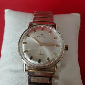 Vintage Mens Hamilton Mechanical 10K Gold Rolled Plated Hand Wind Wrist Watch